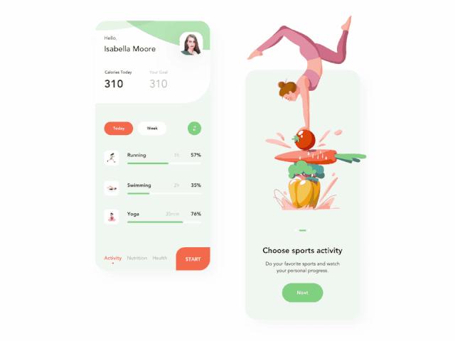 趣味运动100个动作,动效设计图片大全集