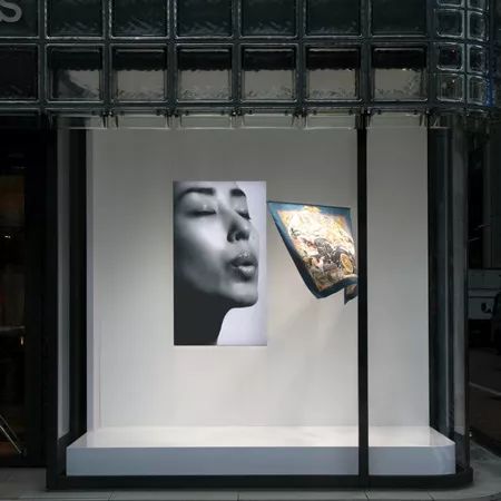 爱马仕橱窗展示设计手绘图,爱马仕2023橱窗设计最新款