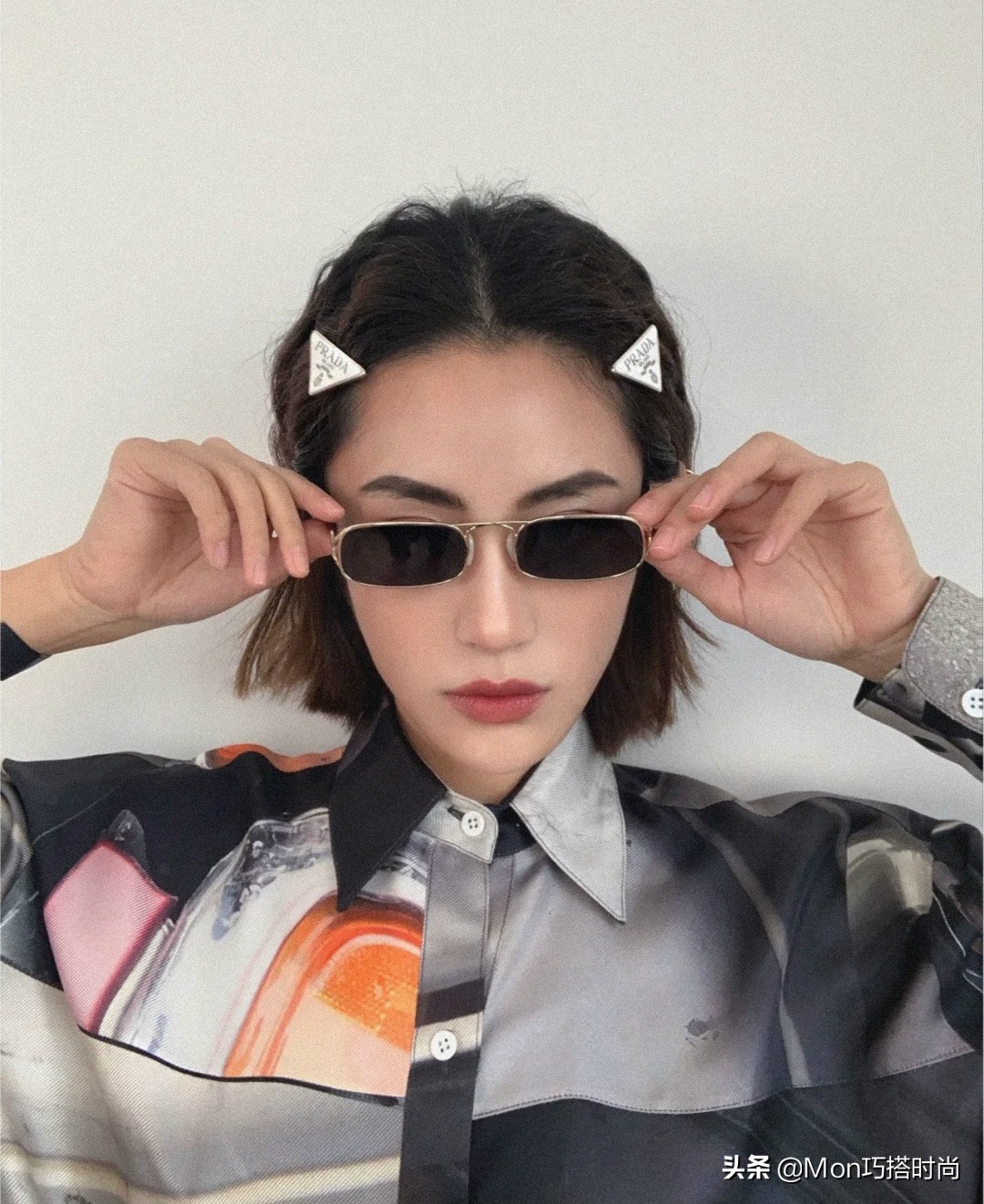 夏天中短发扎发显脸小的教程,夏天短发发型女怎么扎好看