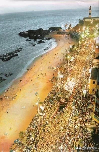真实的巴西狂欢节,巴西惊艳沙滩狂欢节