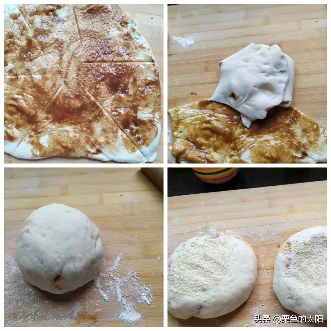 芝麻发面饼怎么做又软又香甜,芝麻酱发面饼子的家常做法