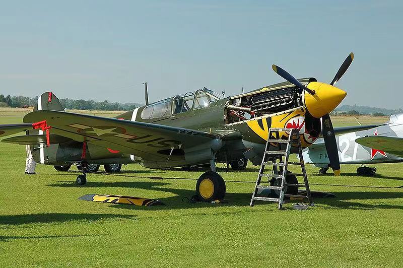 飞虎队大鲨鱼战斗机,飞虎队p-40战鹰战斗机
