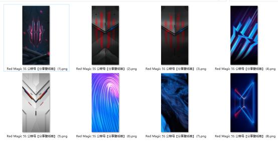 努比亚红魔原生壁纸,努比亚nubia红魔5s吃鸡