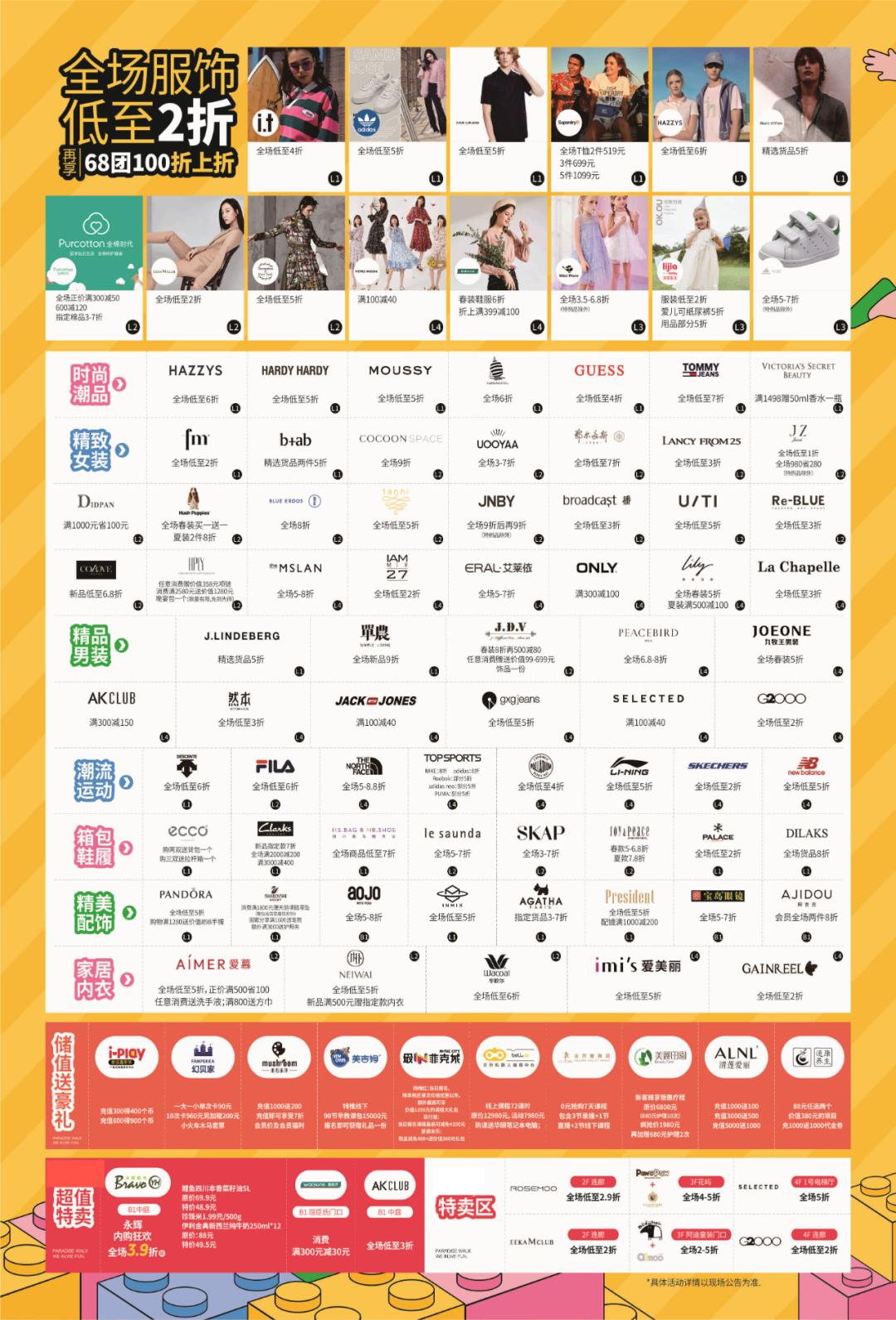 品牌服饰0.1折起,服饰99团200元代金券