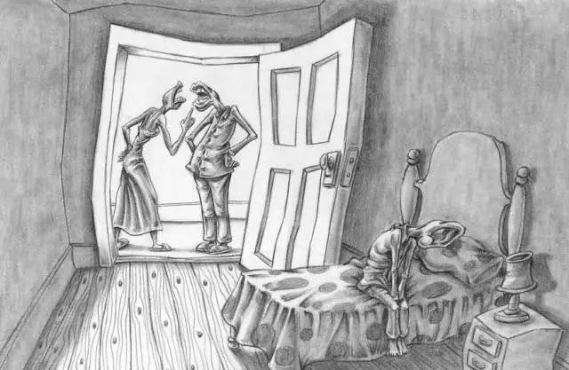 暗黑风格绘画人物素描,暗黑系插画100幅