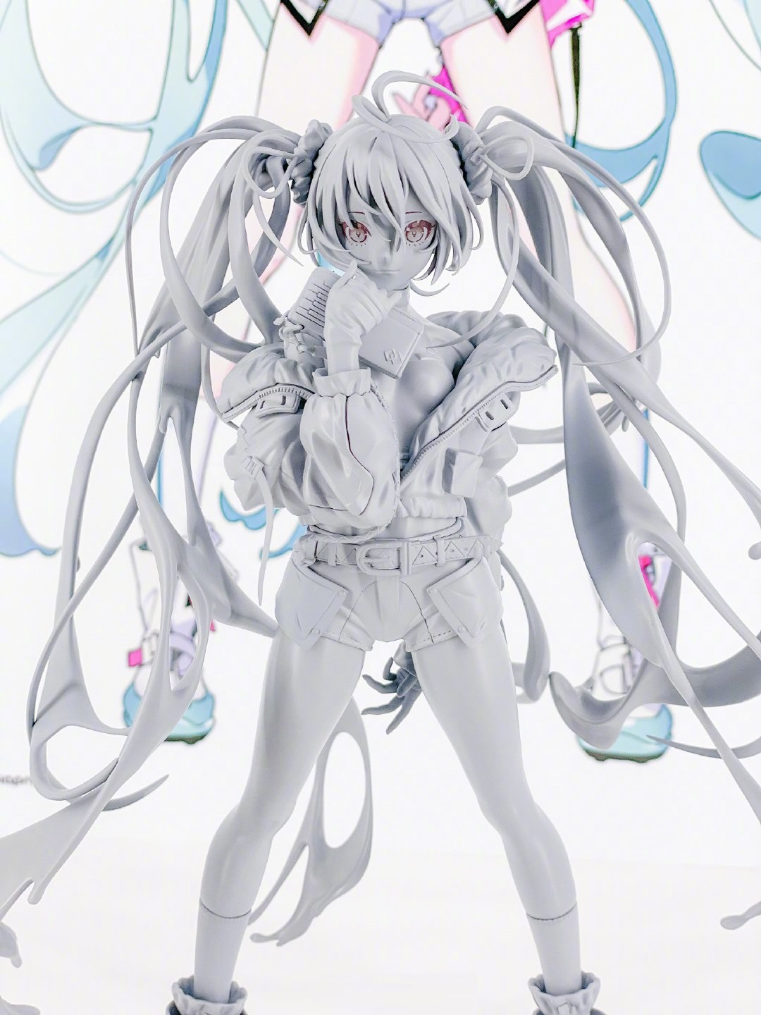 米山舞初音插画整张临摹,初音手办珍藏版