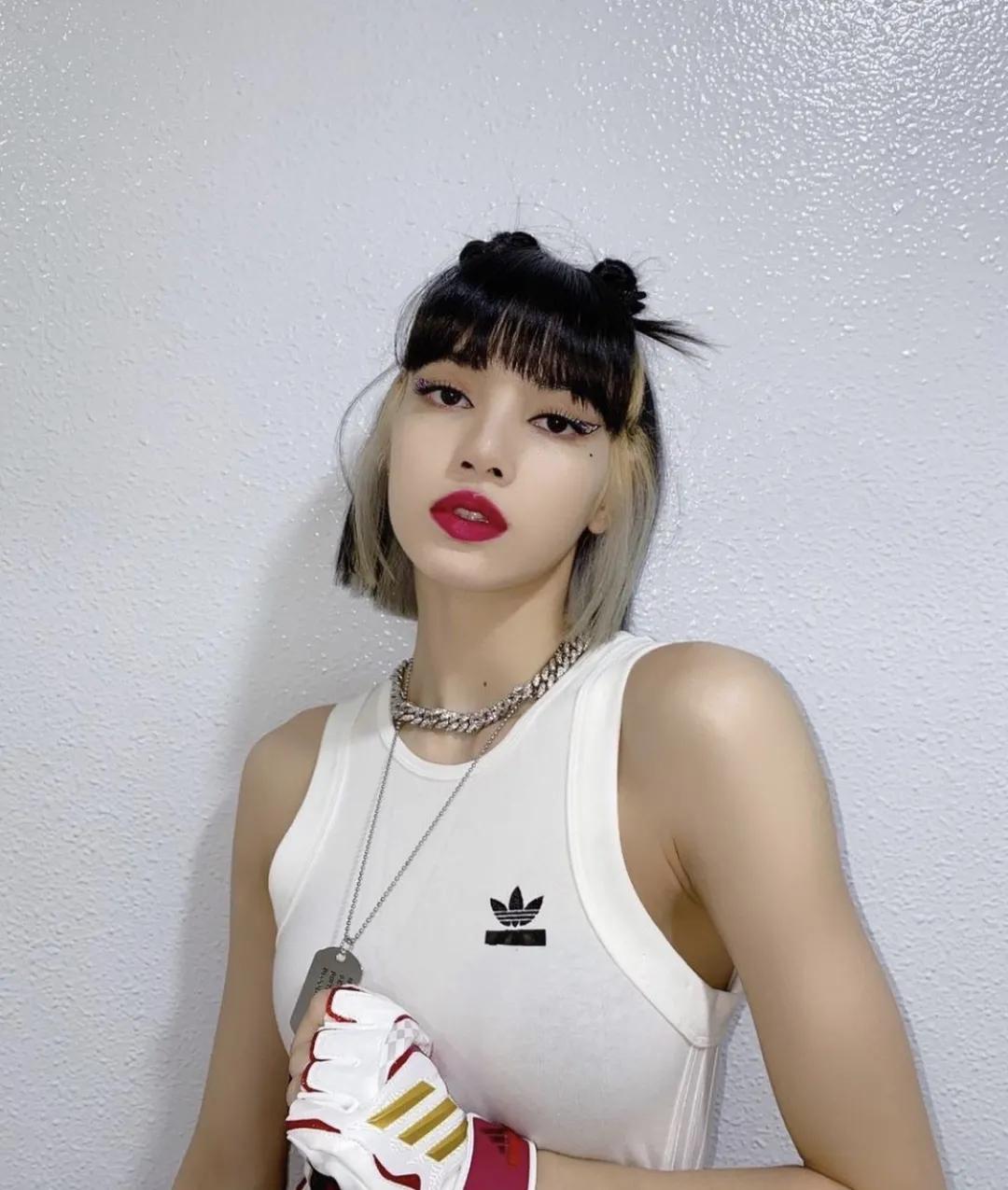 lisa同款的挂耳染,lisa同款挂耳染怎么挑染