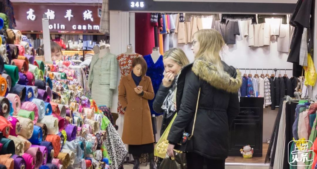 火到国外的小商品,老上海面料批发市场