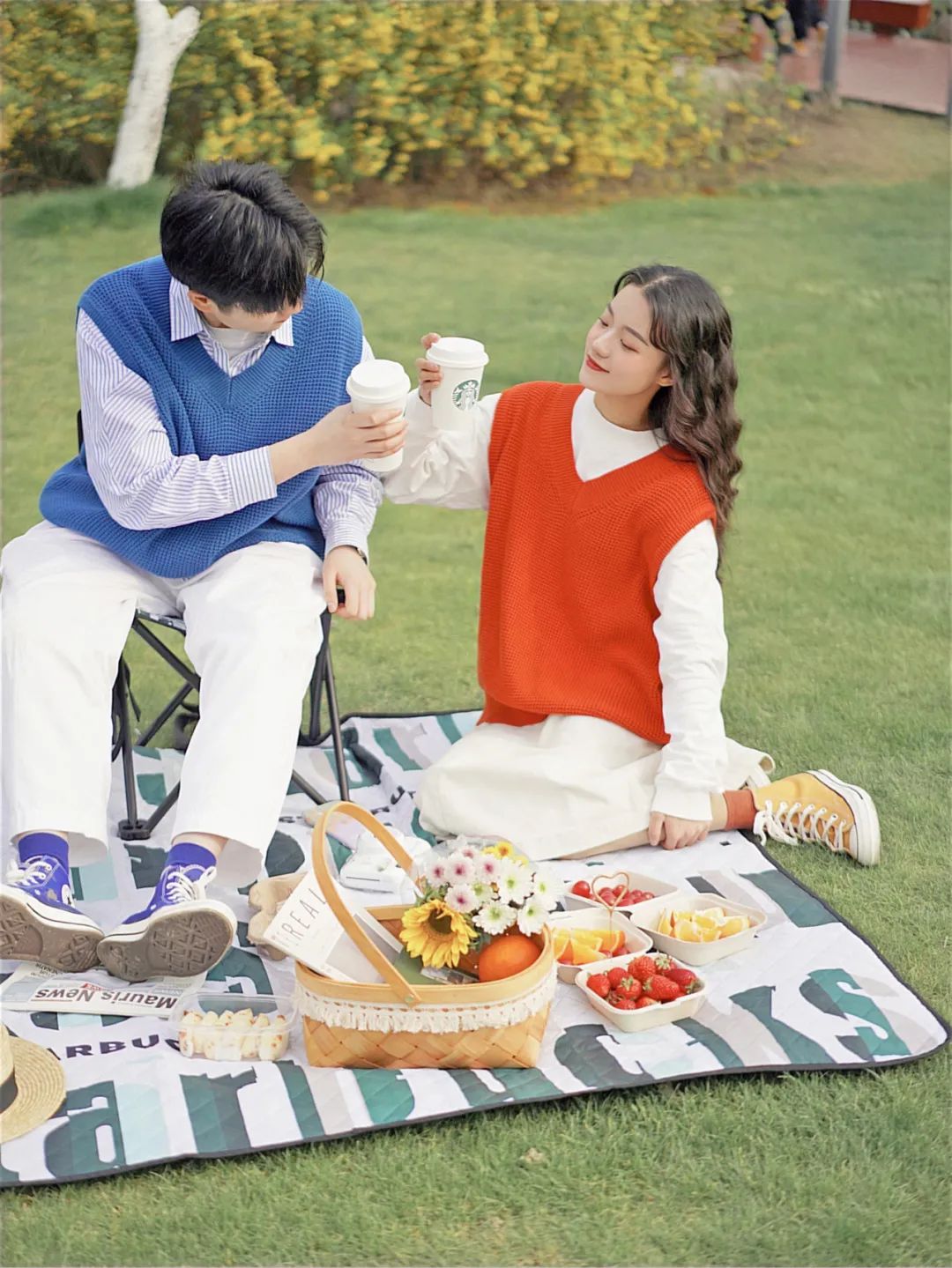 春天穿搭情侣高级感,又到了一起穿情侣装的季节啦