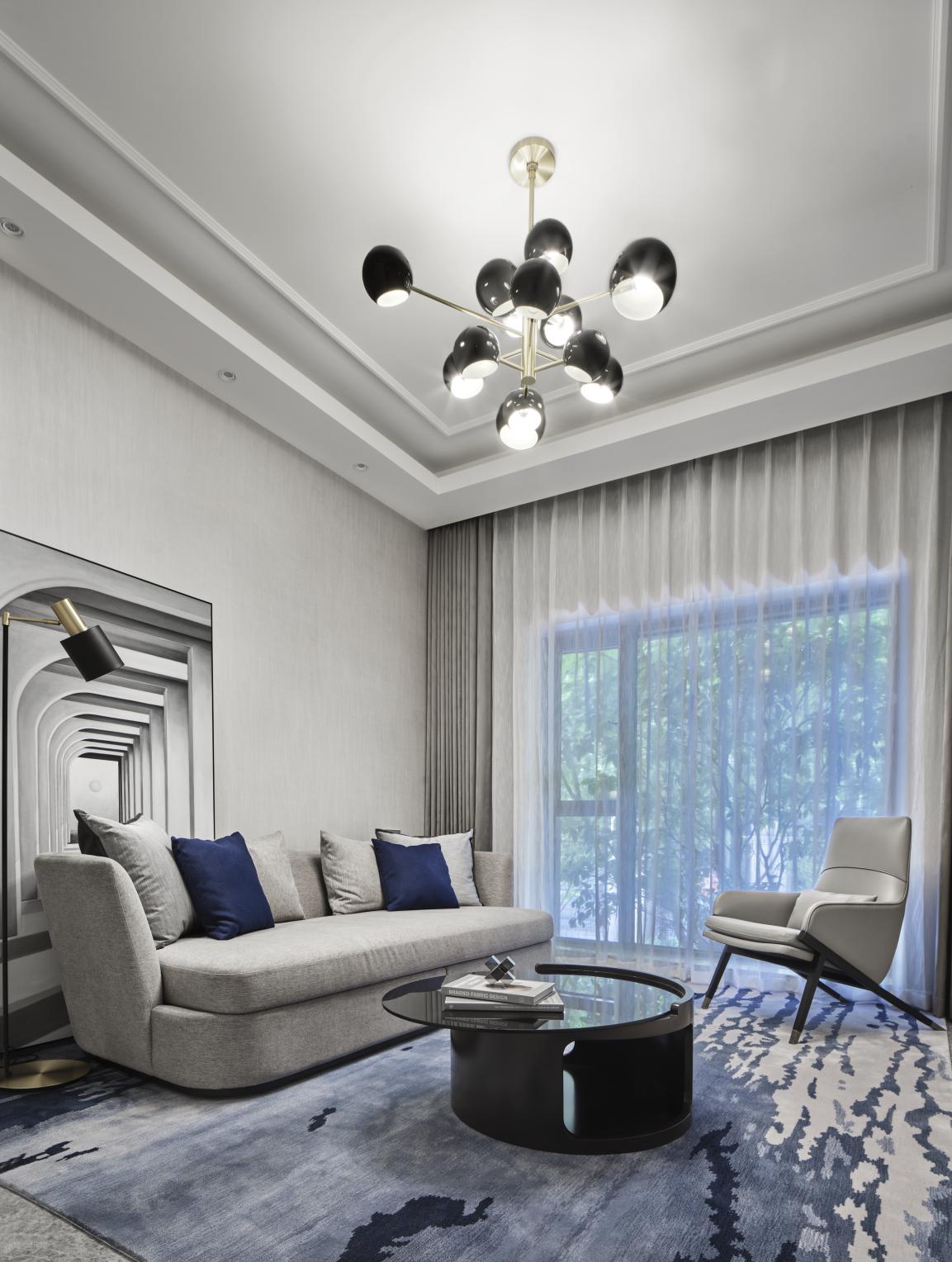 苏州度假型会所装修设计,意式轻奢会所设计