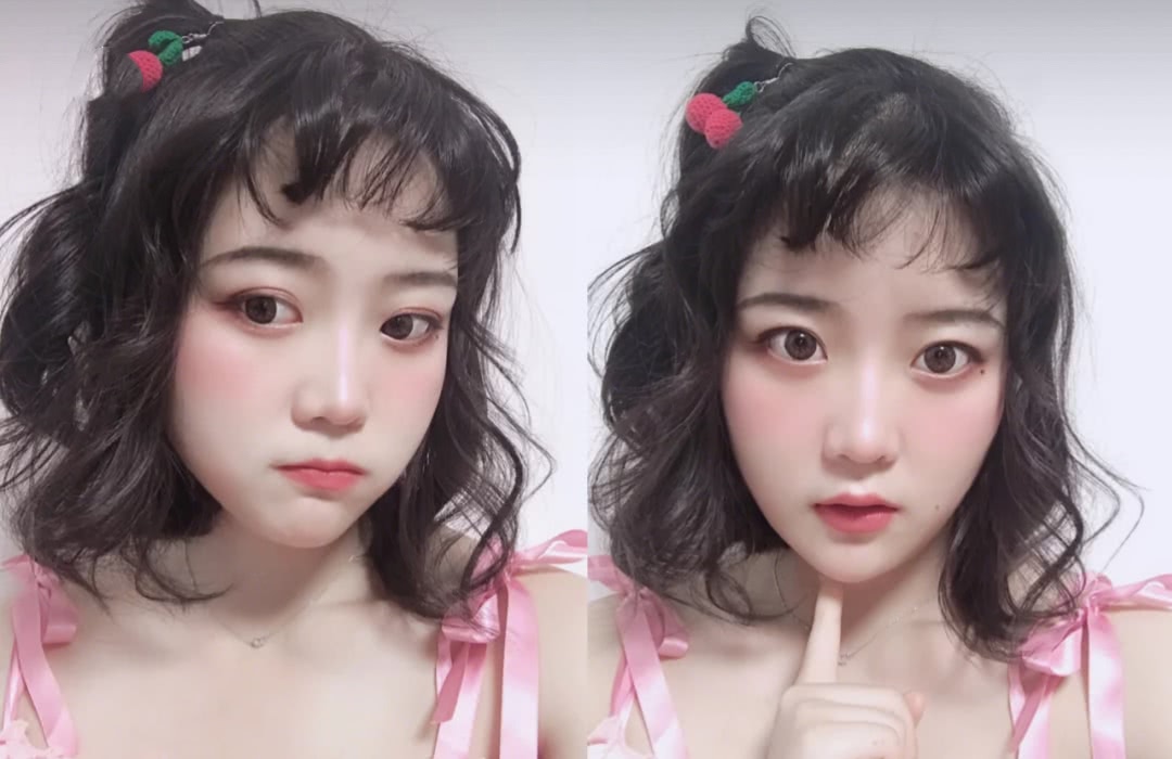 大脸短卷发怎么扎头发好看,短卷发戴帽子发型怎么扎好看