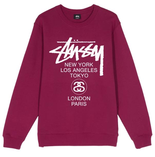 stussy新品春季,stussy经典圆领