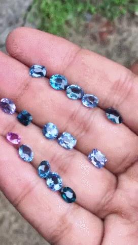 斯里兰卡七彩宝石,斯里兰卡宝石浅蓝色