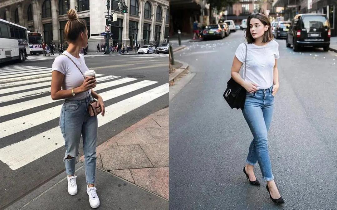 白t恤怎么穿出高级感,高级白t恤