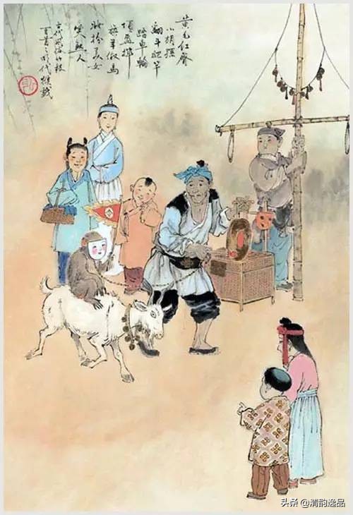 中国古代单人画,中国古代有趣的画