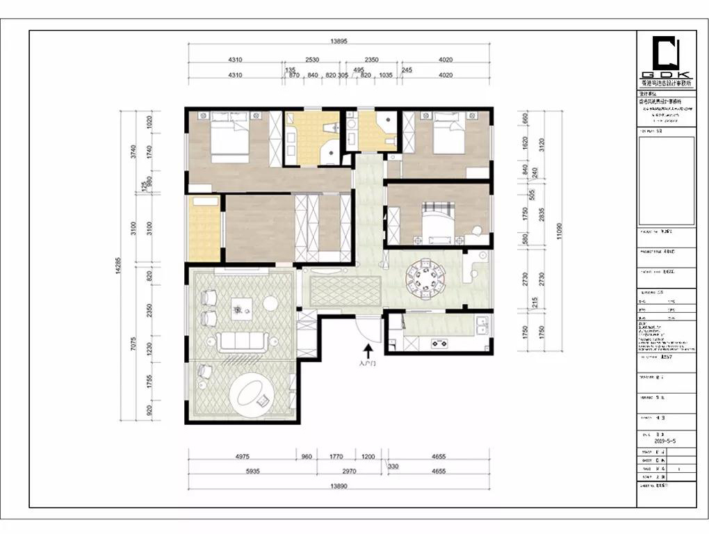 高迪愙实景|护墙板+石膏线,没有软装也超美!