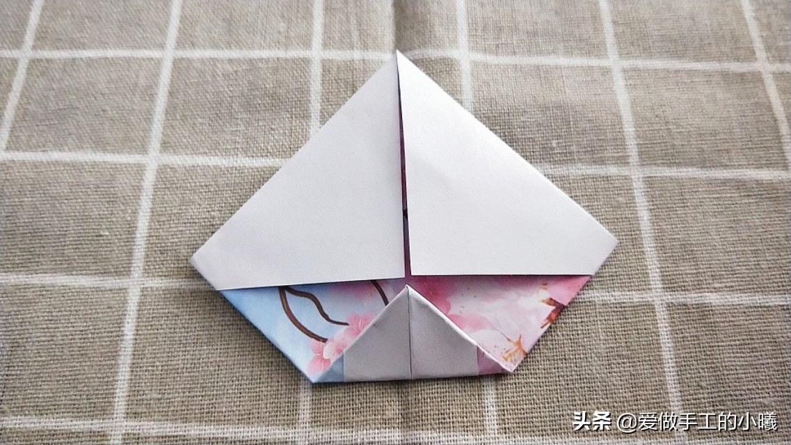 古风雨伞折纸小花伞,折纸小花伞的制作过程怎么写