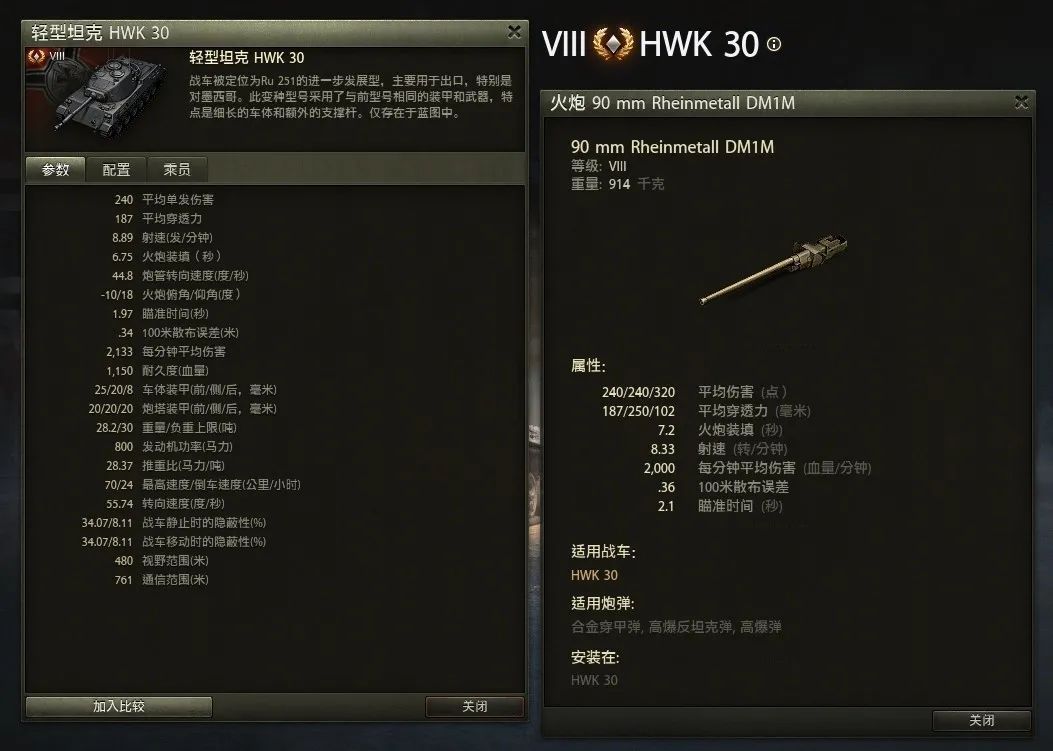 hwk30轻坦哪个系的,德系金币轻坦hwk30值得入手吗