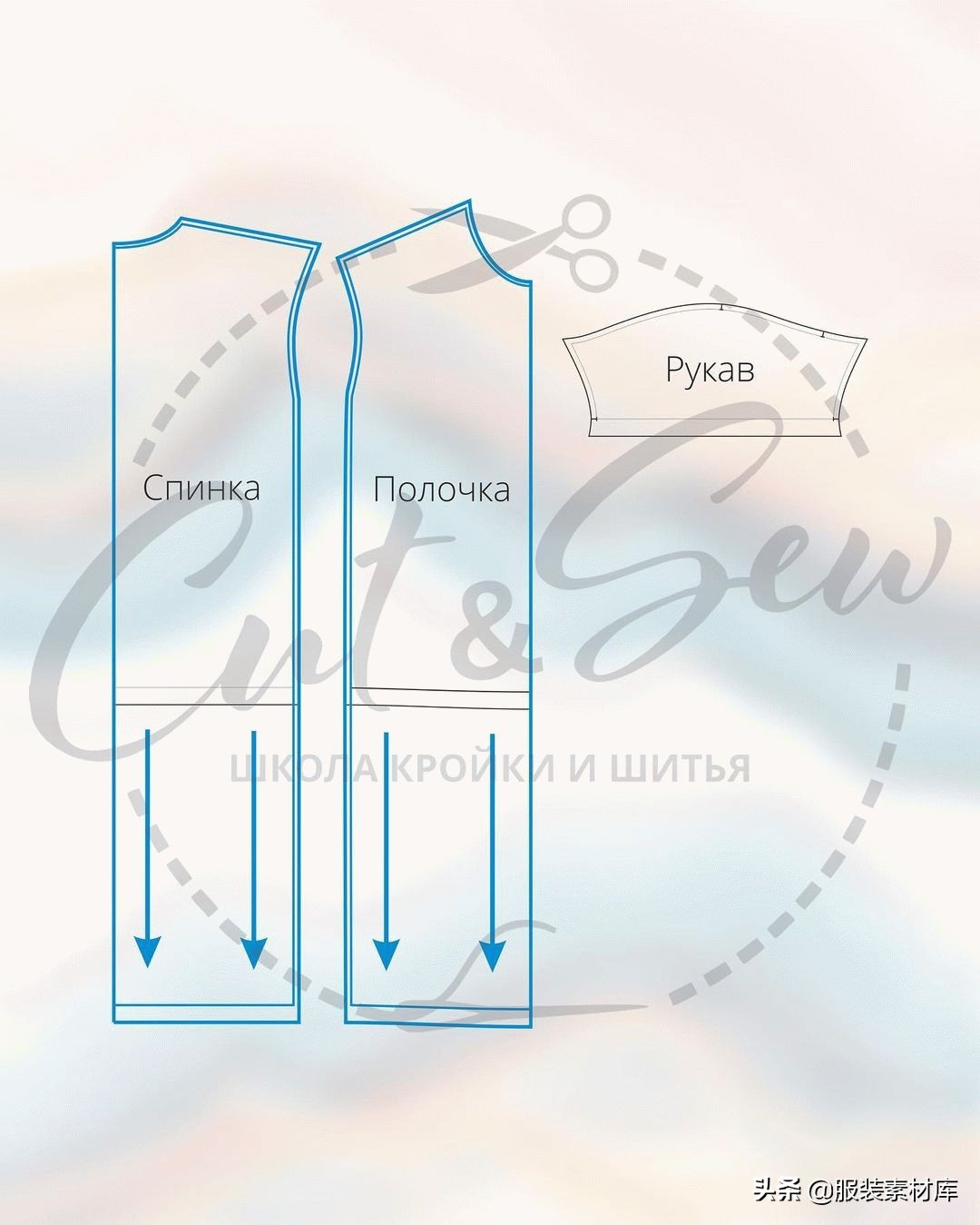 超简单的款式图,时尚法式图纸