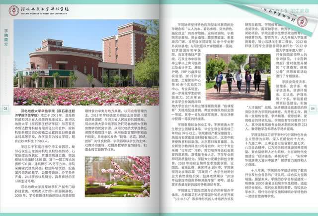 河北地质大学华信学院——2019年招生简章
