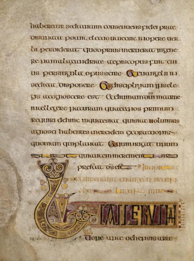 可在线阅读的高清版爱尔兰国宝《凯尔斯之书》by都柏林三一学院