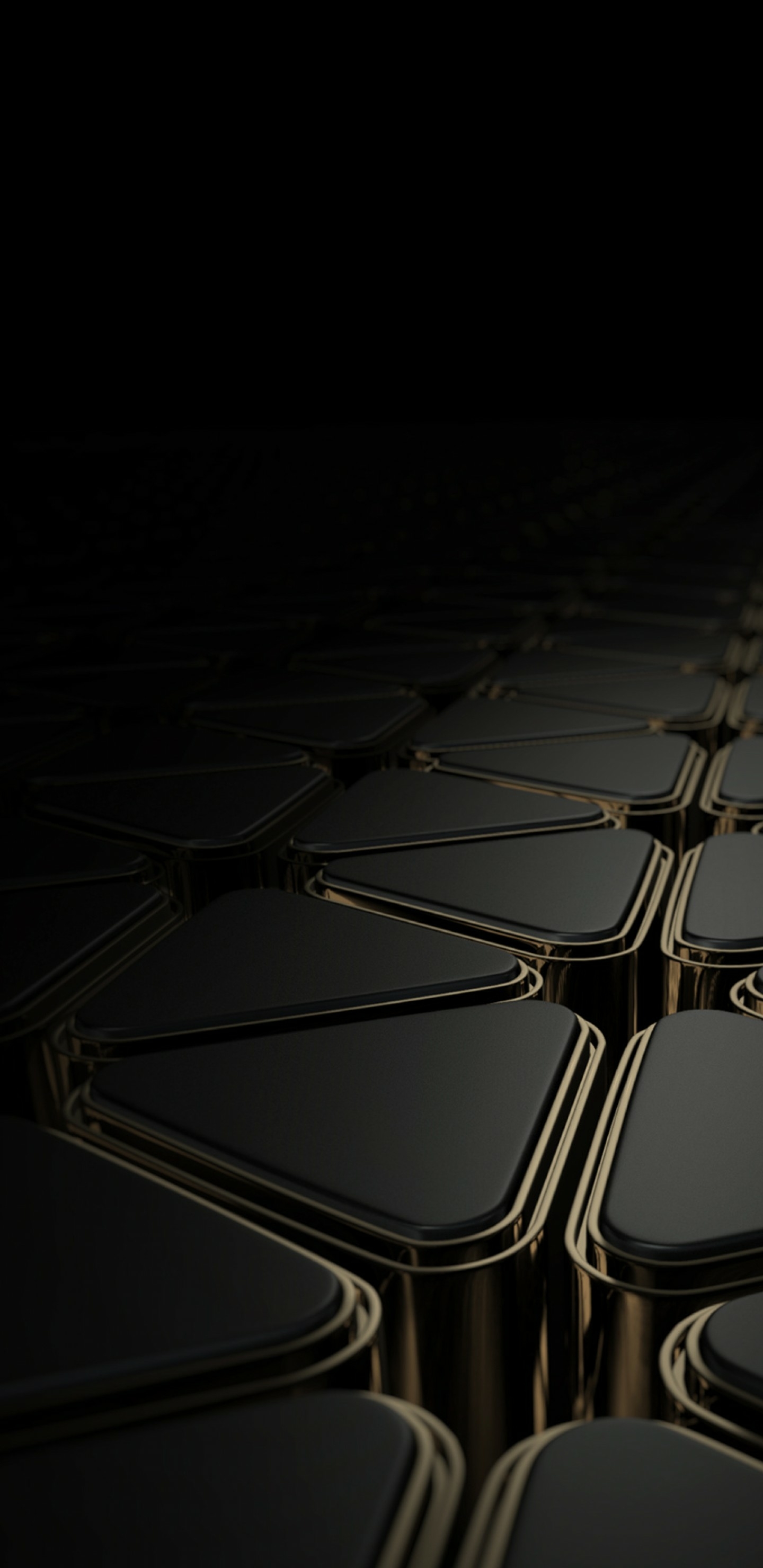 十大顶级轻奢手机壁纸,黑色金属质感高清壁纸