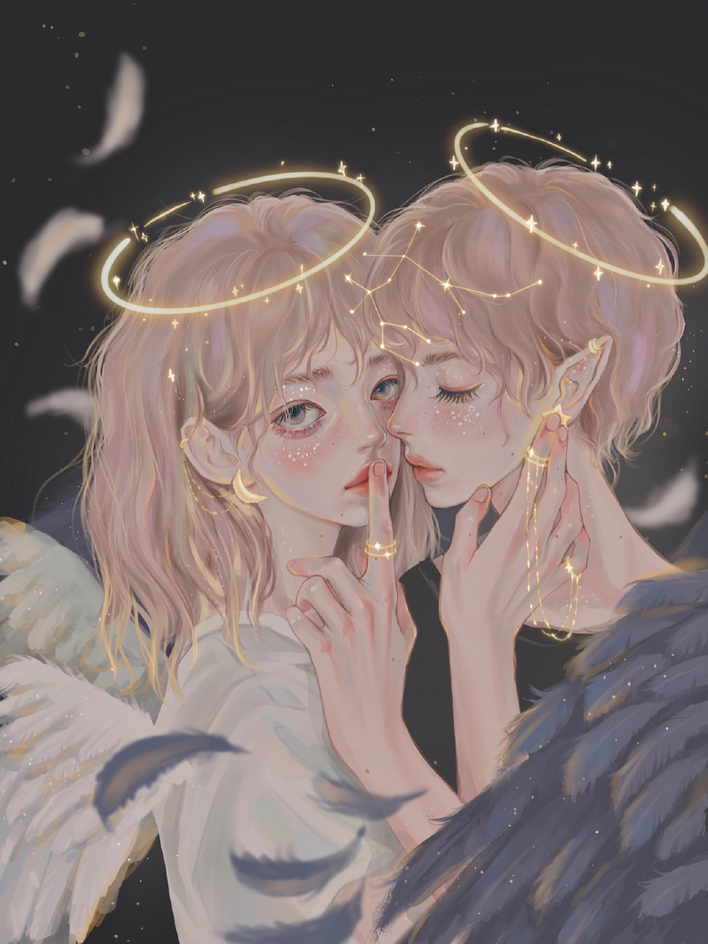 十二星座拟人化画双子座,十二星座双子座拟人化动漫