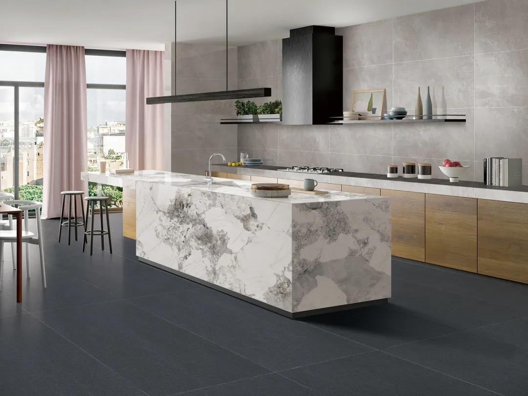 伊莉莎白瓷砖新品600×1200mm质感仿古，织布纹“素罗莎”