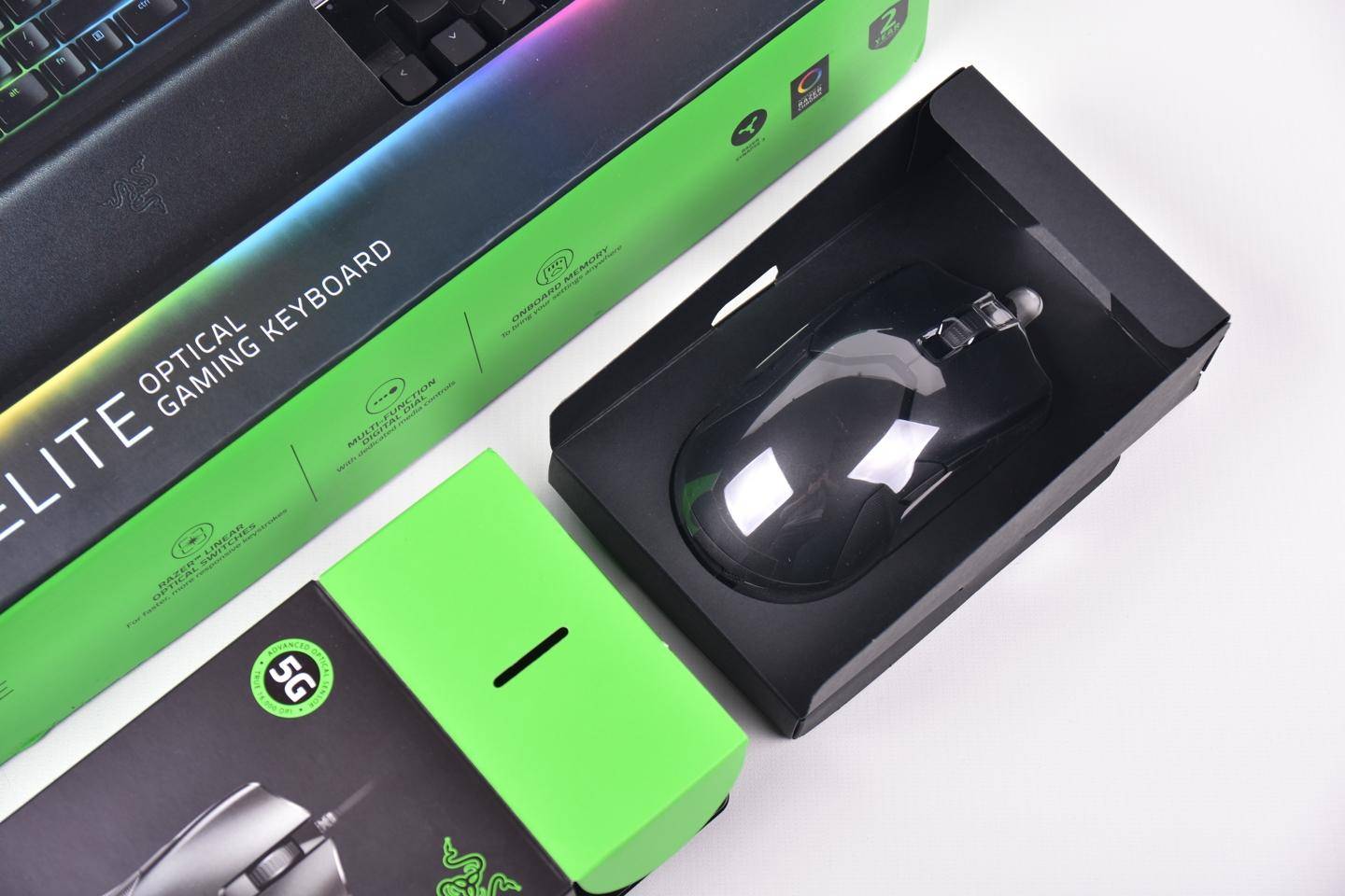 雷蛇毒蝰Viper旗舰鼠标,7000万次寿命16000DPI,游戏办公通杀