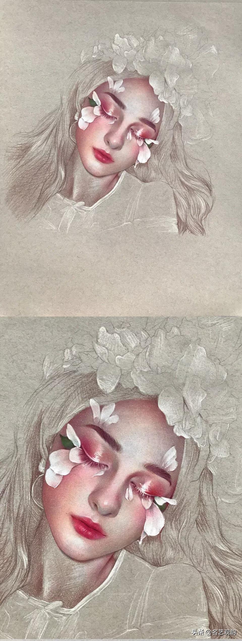 如何用彩铅画女天使男恶魔,用彩铅画动漫人物天使恶魔