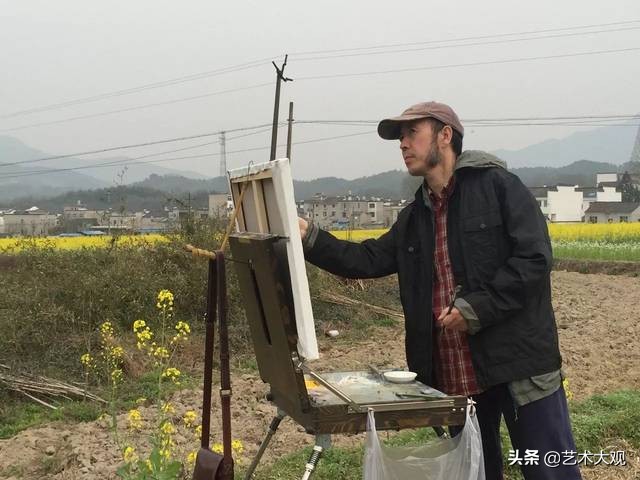 广州美院油画风景写生作品欣赏,播放中国美院风景油画写生视频