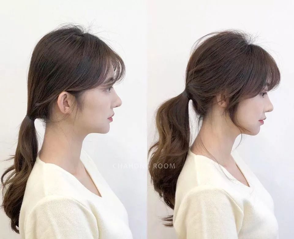 圆脸窄额头女生适合什么刘海,额头尖窄脸又小适合什么样的刘海