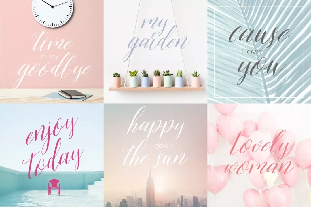 最好看的十种英文手写字体,超好看的英文字体大全