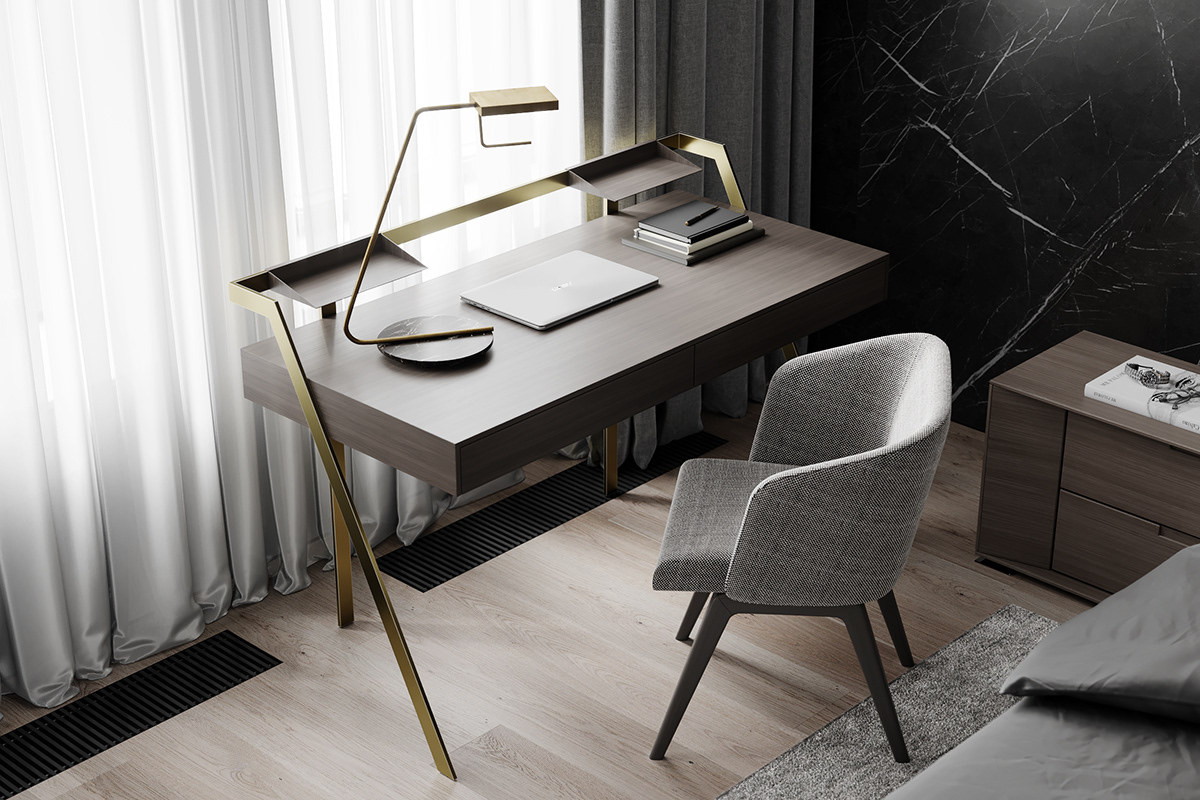 轻奢风格干净的空间,轻奢原木风装修高级感