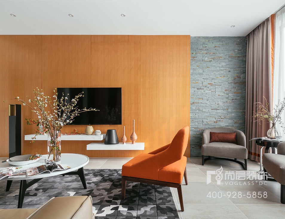 350m²景山*瑰园玫**（实景案例）—现代简约