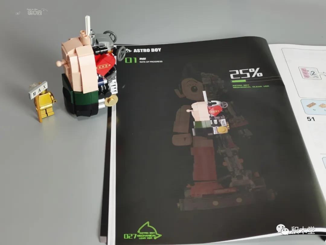 铁臂阿童木70周年展示盒,铁臂阿童木积木测评