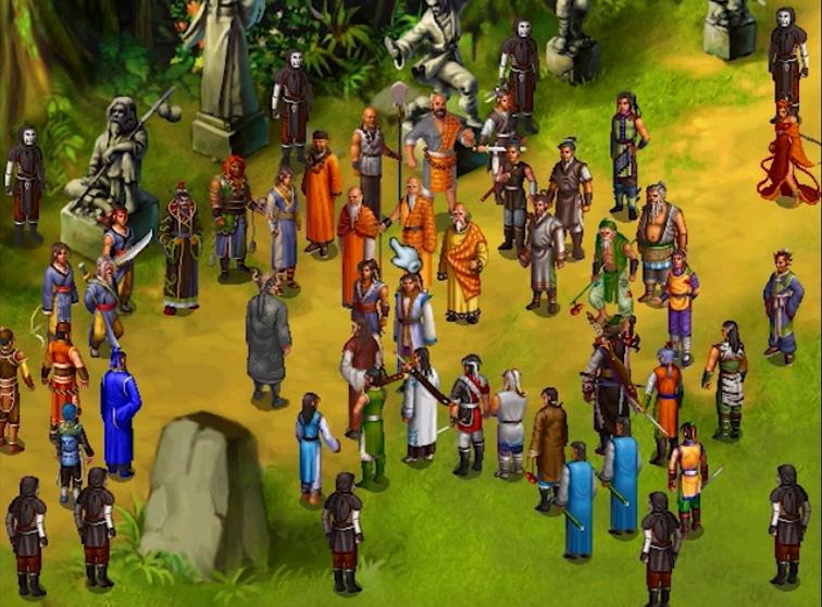 经典老游戏武林群侠传,武林群侠传玩法