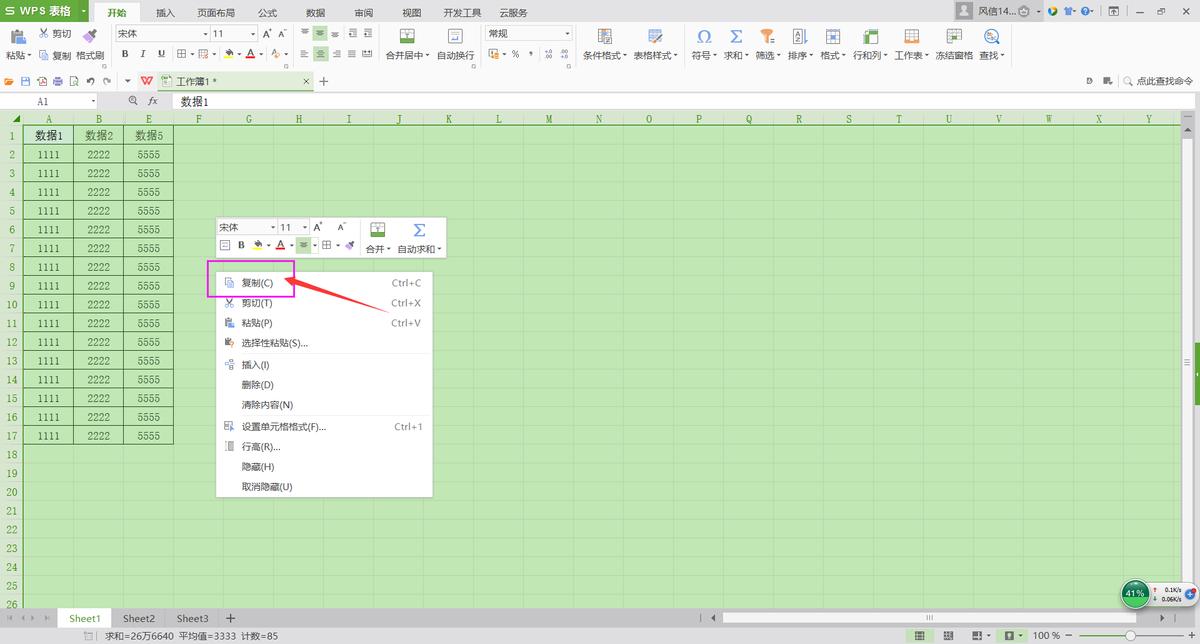 wps表格禁止复制怎么设置,wps表格里面怎么取消隐藏文字