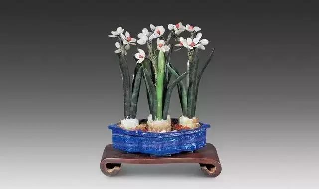 故宫里的玉石盆景,故宫景泰蓝盆景欣赏