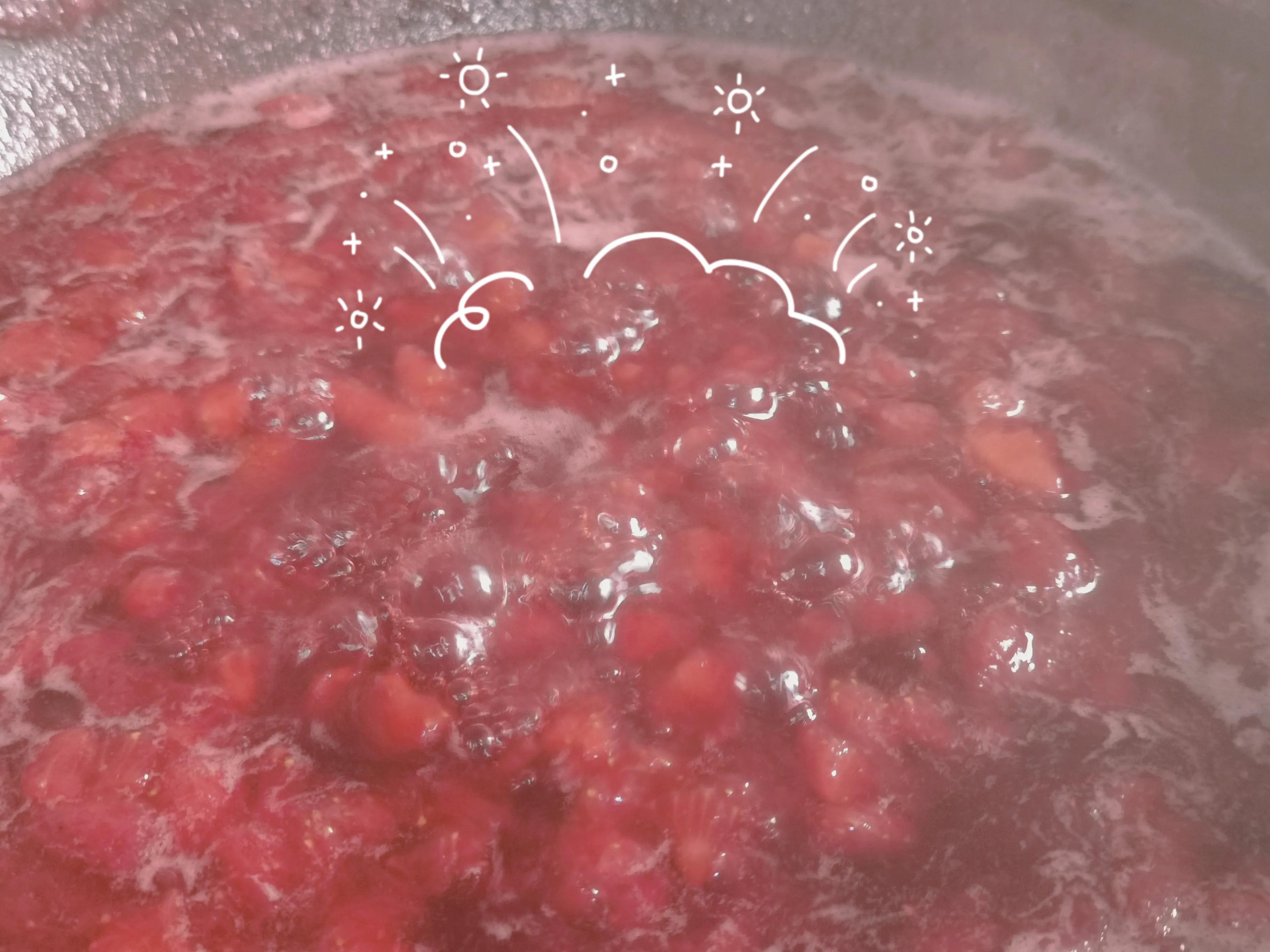 哎呀妈呀!这个草莓酱真是太美味啦!