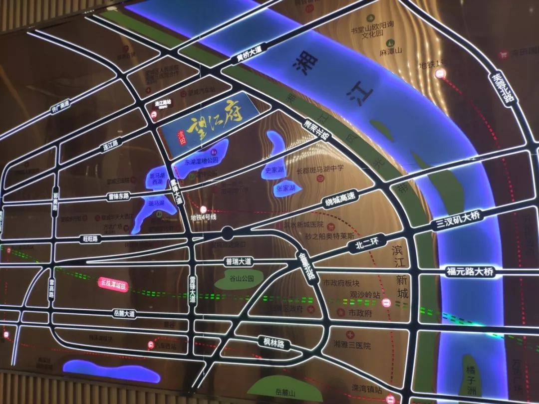 湾田望江府江景房,长沙望城湾田望江府137平方户型