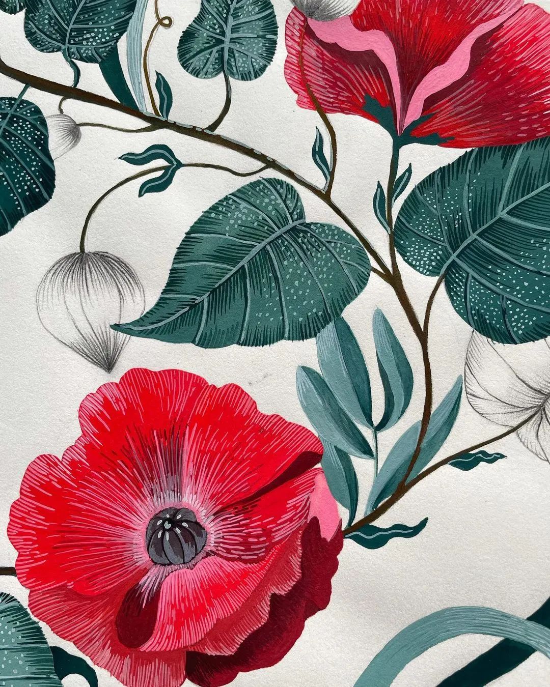 水彩渲染画建筑效果图,水彩平涂画