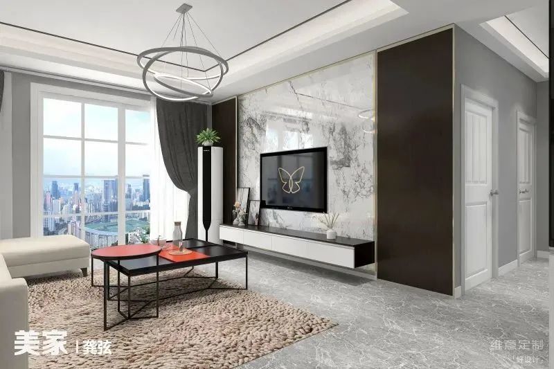 好看的客餐厅效果图,60平方客餐厅一体装修效果图大全