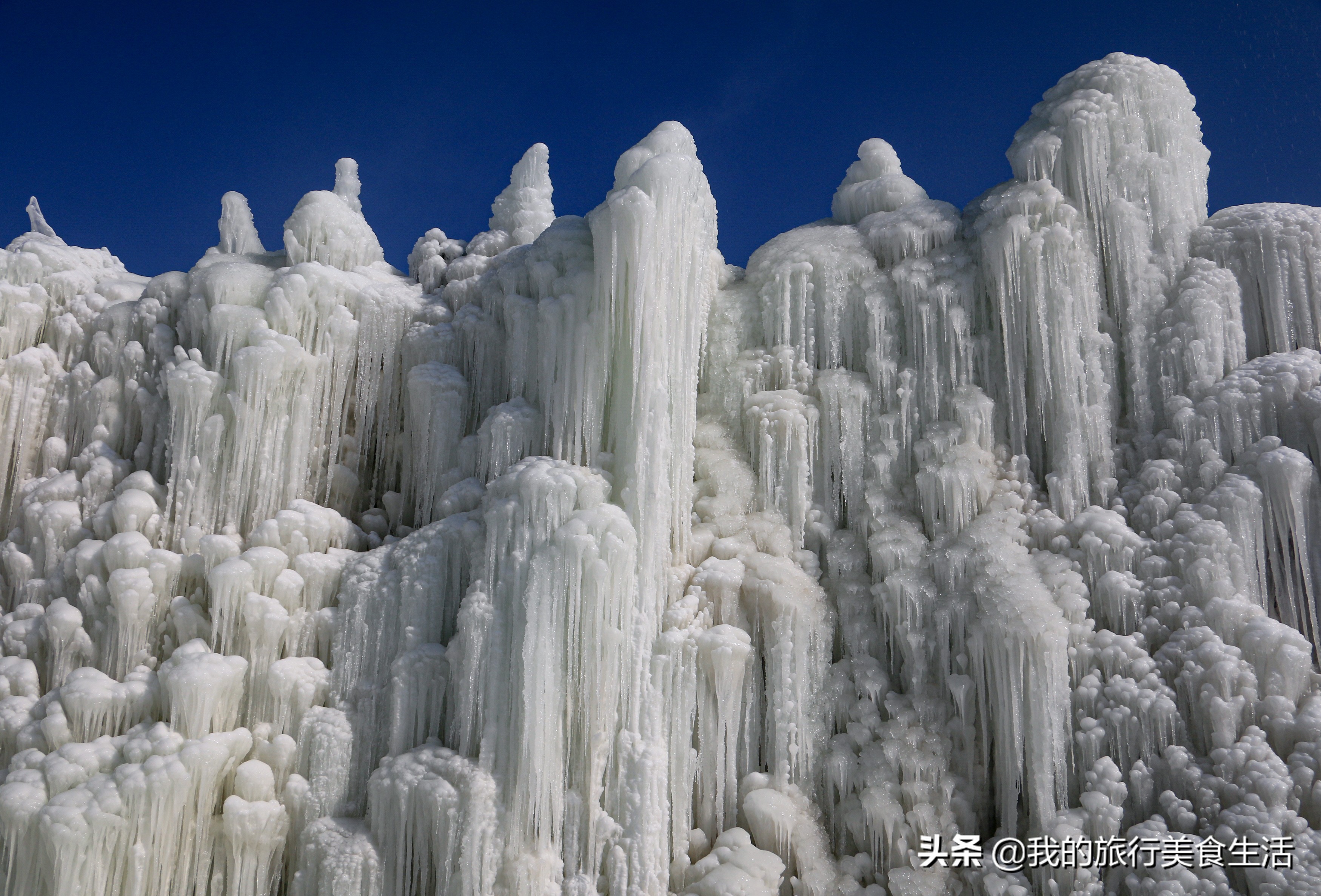 太原在哪看冰瀑布,太原冰川瀑布