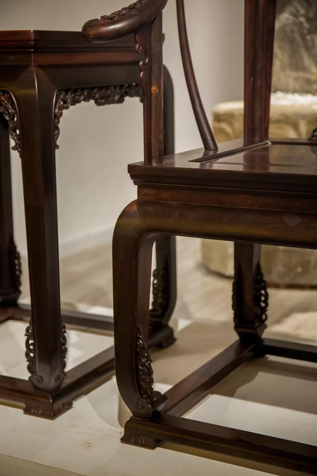 小叶紫檀如意云纹圈椅,小叶紫檀皇宫圈椅