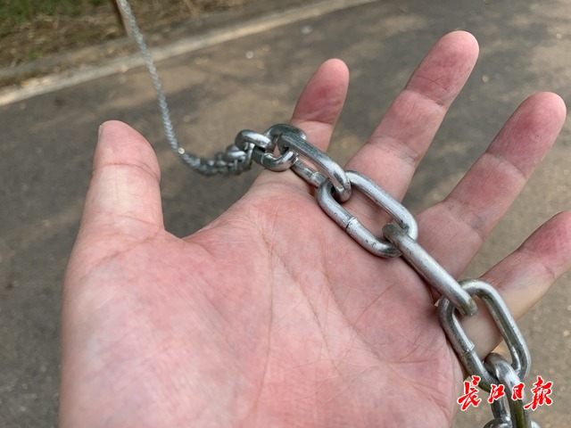 后官湖绿道莫名出现“绊马索”，女孩夜间骑行下巴几乎被摔成“洞穿”