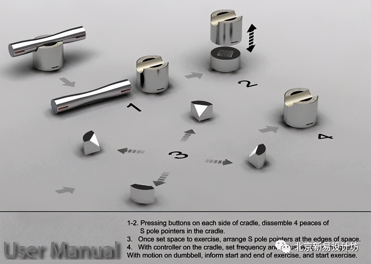 人性化多元化和实用性的健身器材,高科技有未来设计感的健身器材