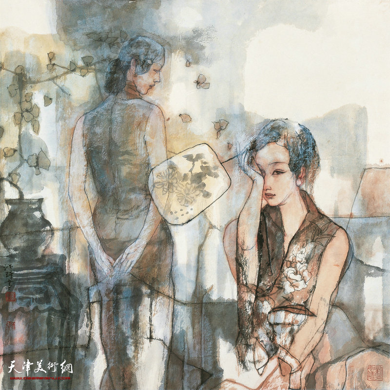 第五届中国当代工笔画大展,工笔人物画展