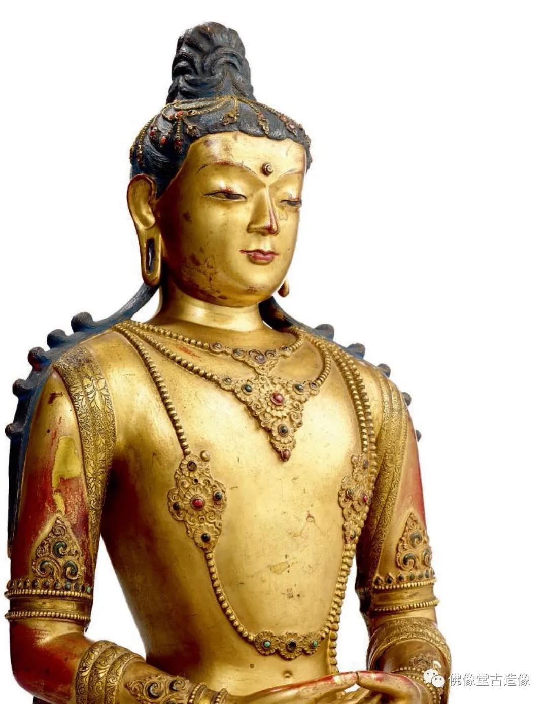 永乐宫廷佛造像拍卖价格,漆木造像