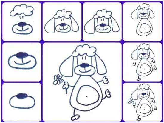 简笔画大全幼儿园简单又漂亮,全家福简笔画六口人超简单幼儿园